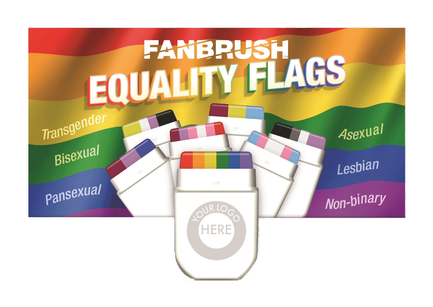 Fanbrush Pride face paint offer
