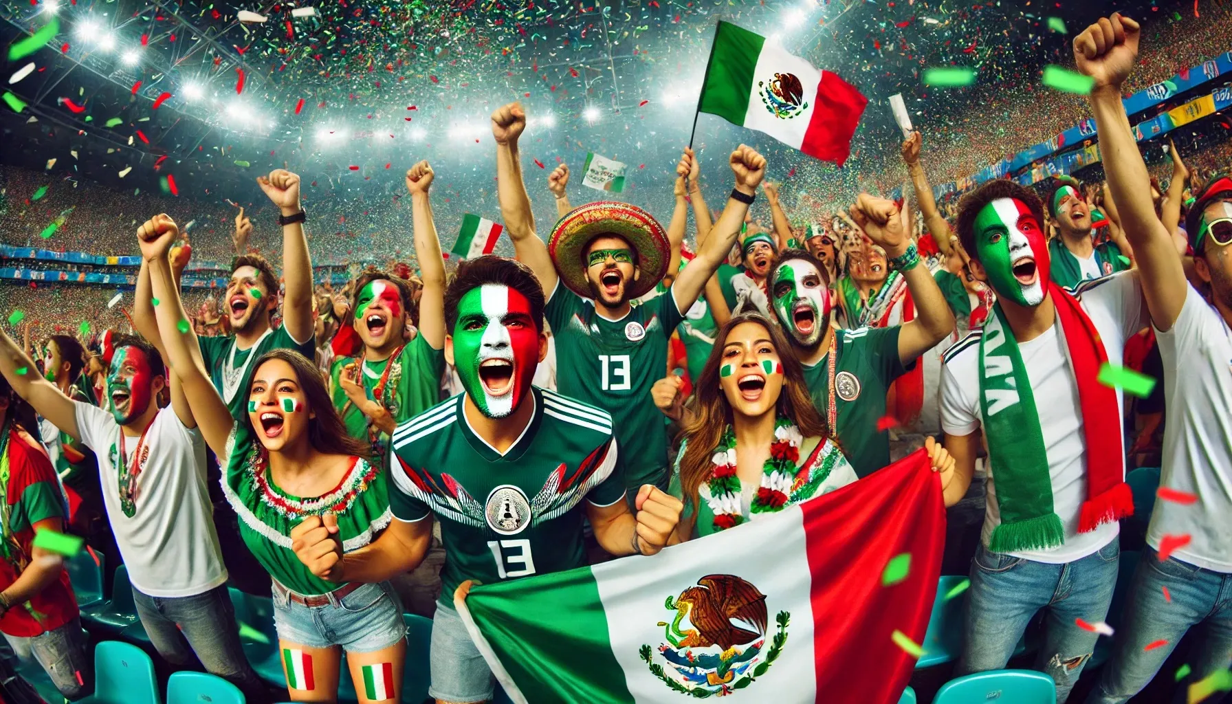 Fanbrush&reg; face paint for festivals in Mexico
