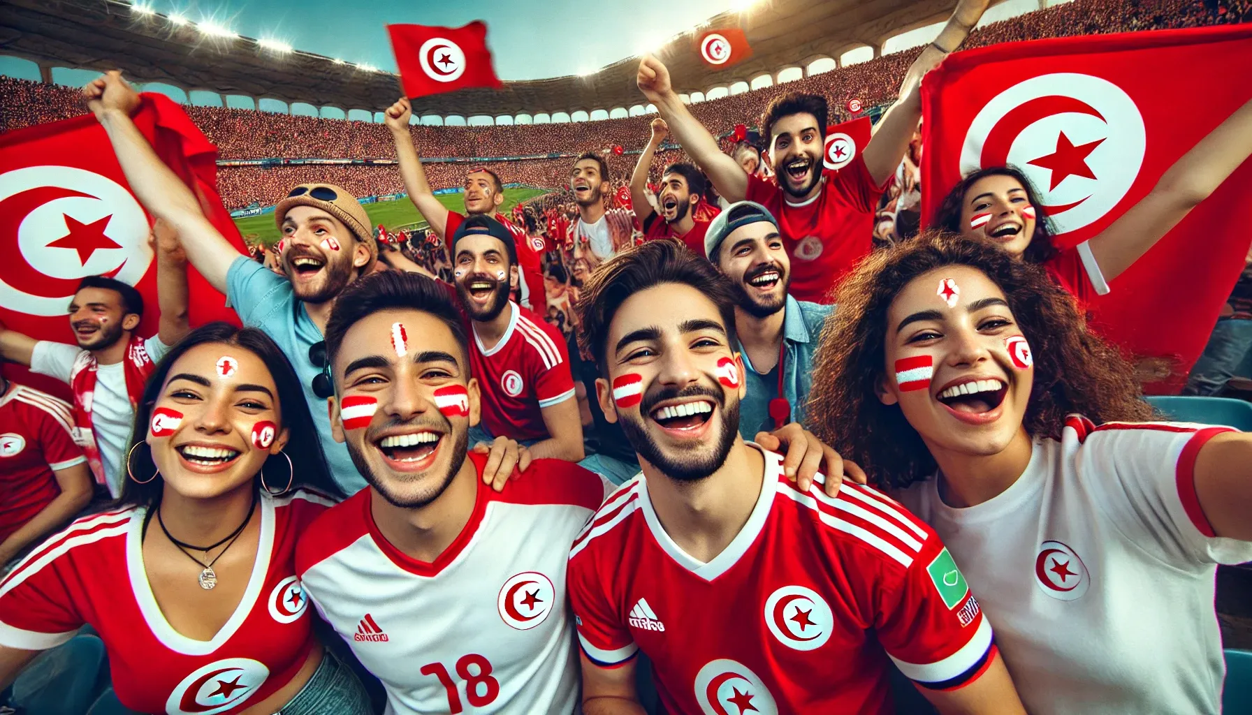 Fans of Tunisia